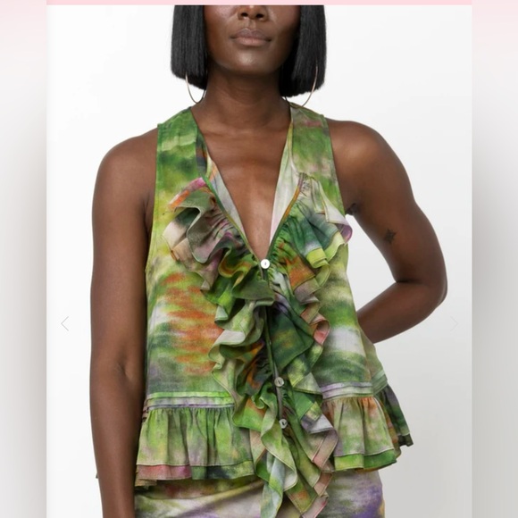 Hope for Flowers by Tracey Reese Tops - Frilled Shell, Piet’s Garden, Hope for Flowers by Tracey Reese